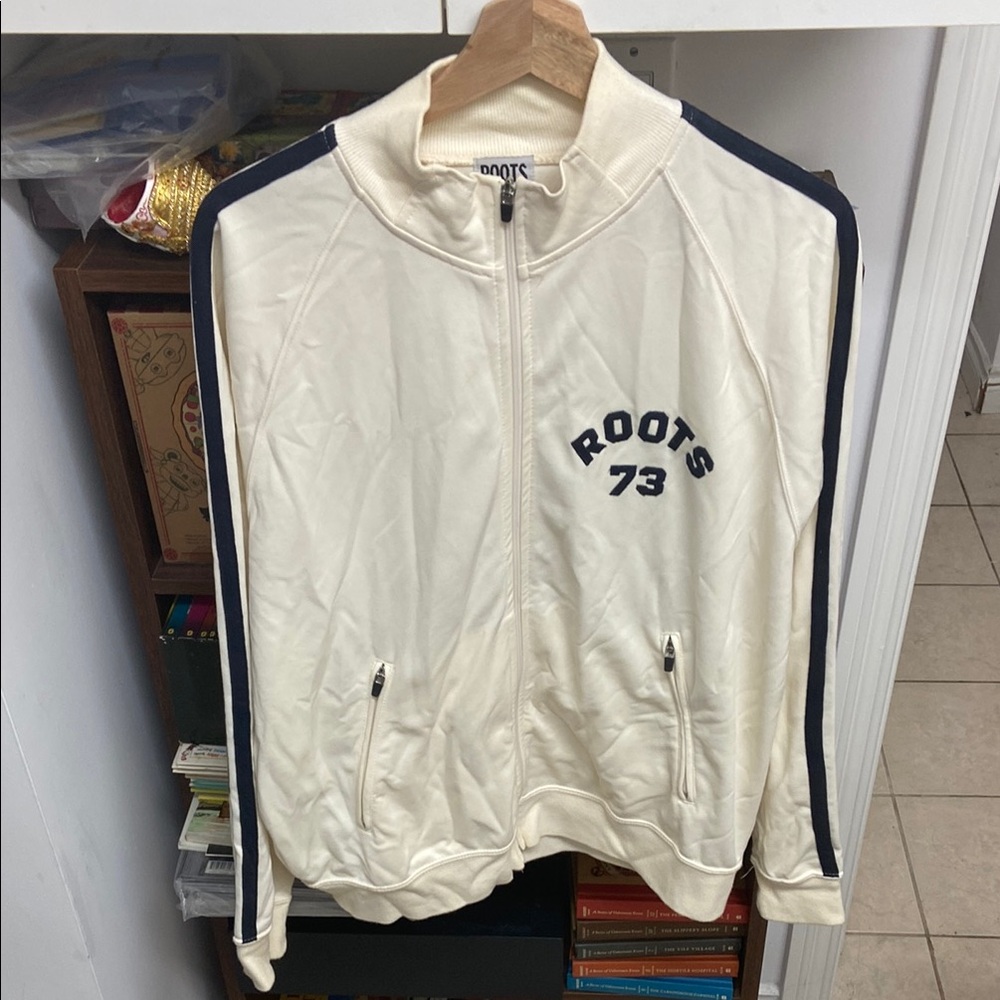 Vintage Roots Athletics Men's Cream Track Jacket